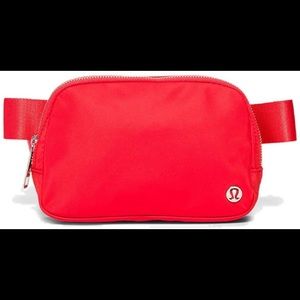 Lululemon everywhere belt bag carnation red
